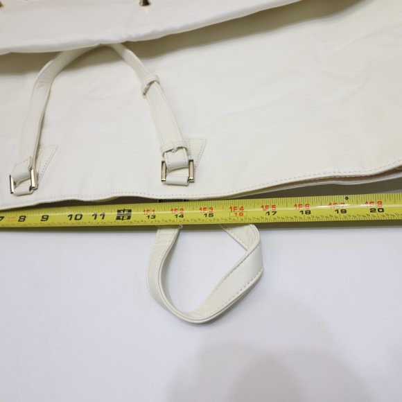 Versace Parfums White Weekender Travel Large Tote 22” x 14” - Picture 7 of 11